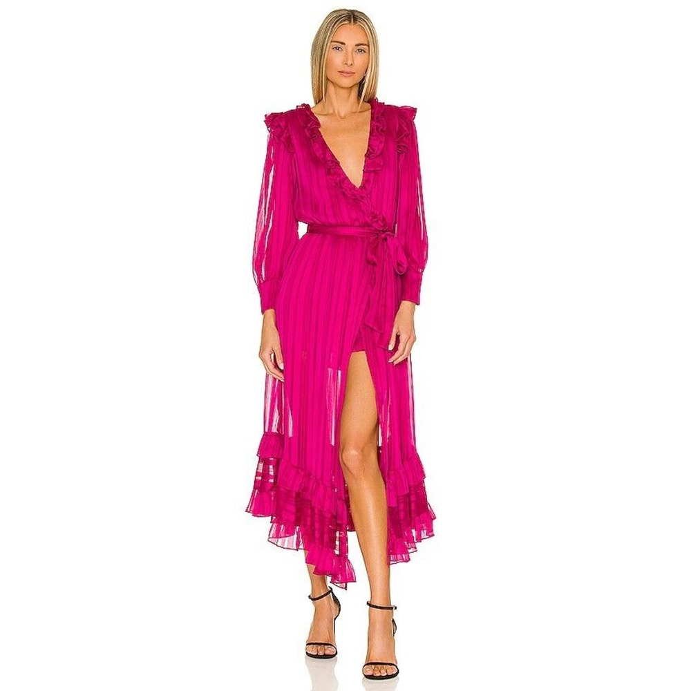 Misa Los Angeles Gabriella Dress In Fuchsia S OFFERS WELCOME